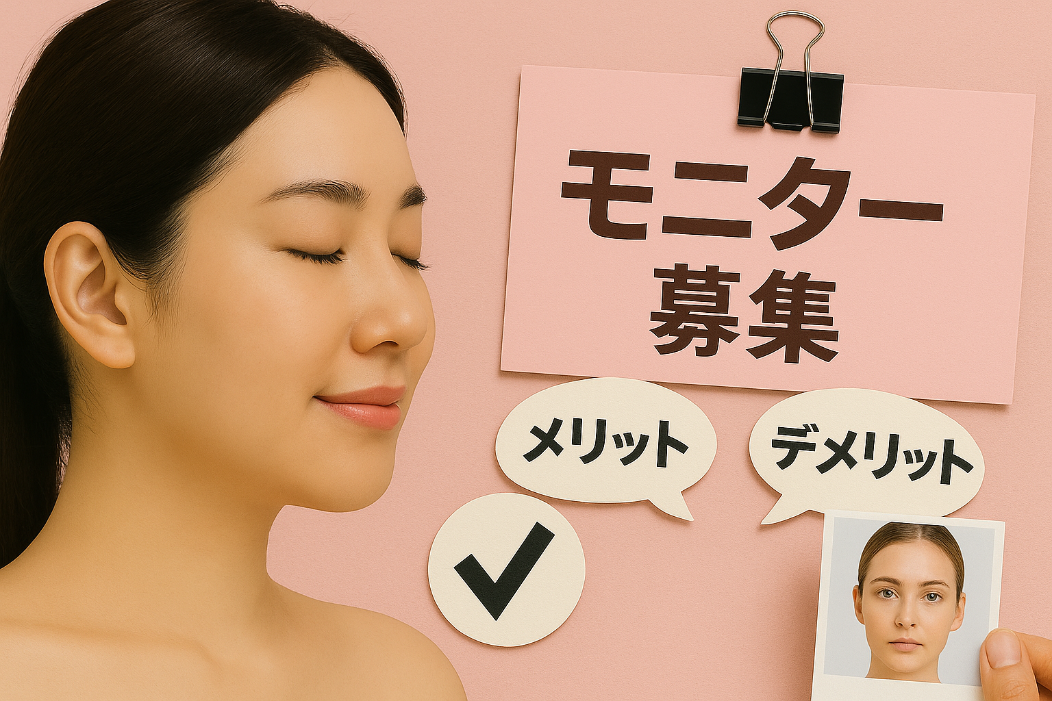 鼻整形モニター募集の実態〜メリットとデメリットを解説（2025年最新版）